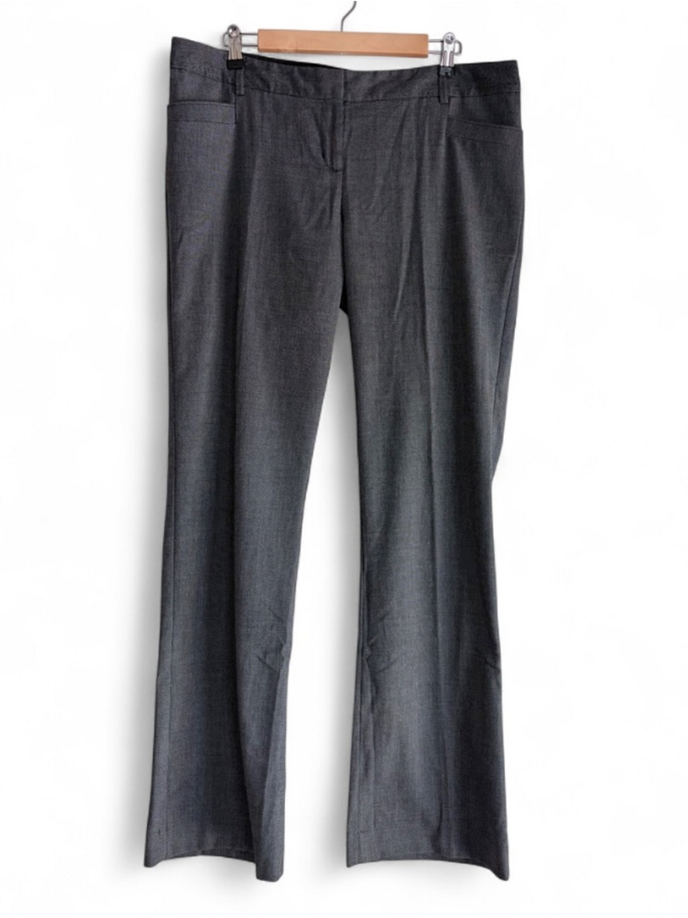 Express Columnist Dark Gray Straight Leg Pants Size 12
